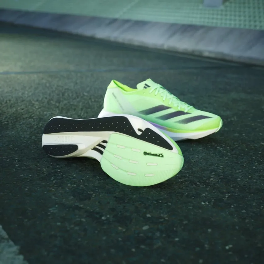 adidas Adizero Takumi Sen 10 sneakers, green/black/white