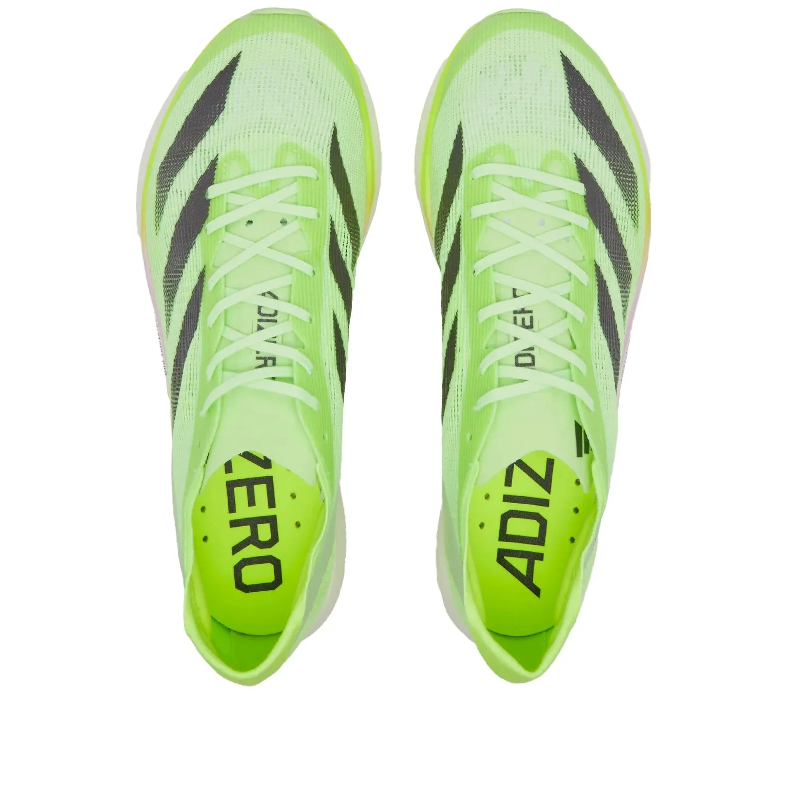 adidas Adizero Takumi Sen 10 sneakers, green/black/white