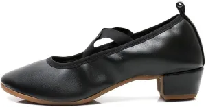 AOQUNFS Womens Latin Dance Shoes Close Toe Ballroom Dance Practice Shoes