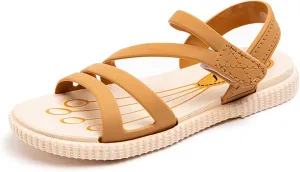 Baby Kids Rubber Strap Sandals Open Toe Bump Wide Shoes Toddler Boys Girls Summer Lightweight Fashion Comfy Sandals