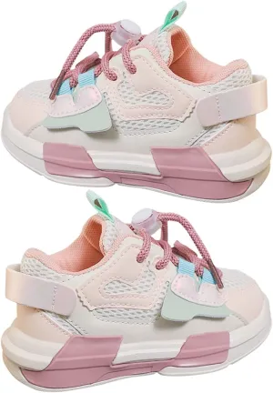 Baby Toddler Mesh Sneakers Infant Newborn Lace-Up First Walking Sport Shoes Lightweight Breathable Comfy Non Slip Shoes