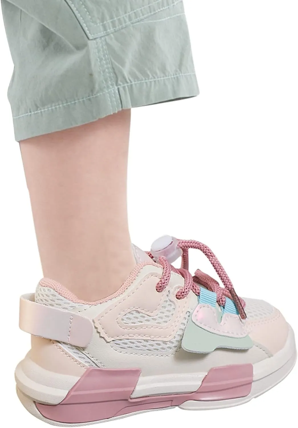 Baby Toddler Mesh Sneakers Infant Newborn Lace-Up First Walking Sport Shoes Lightweight Breathable Comfy Non Slip Shoes