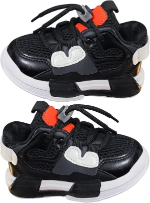 Baby Toddler Mesh Sneakers Infant Newborn Lace-Up First Walking Sport Shoes Lightweight Breathable Comfy Non Slip Shoes
