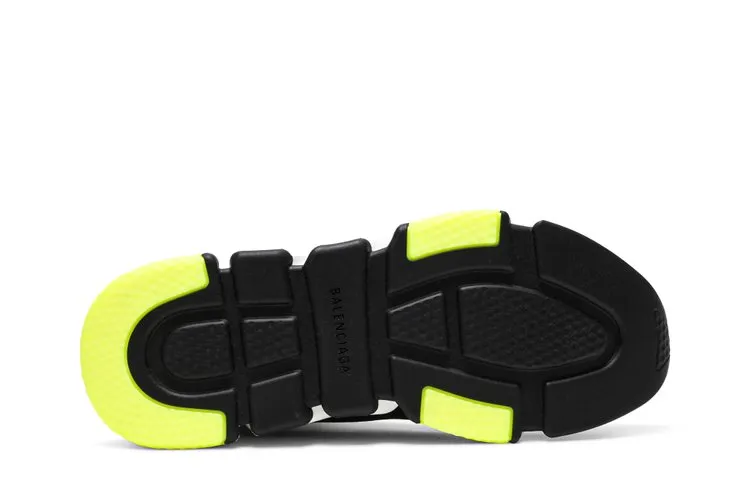 Balenciaga Speed Sneaker Cuffed 'Black Yellow' Sneakers, black