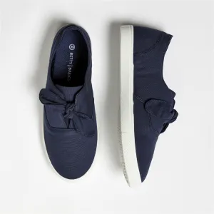 Betty Basics Nautic Plimsolls in Navy