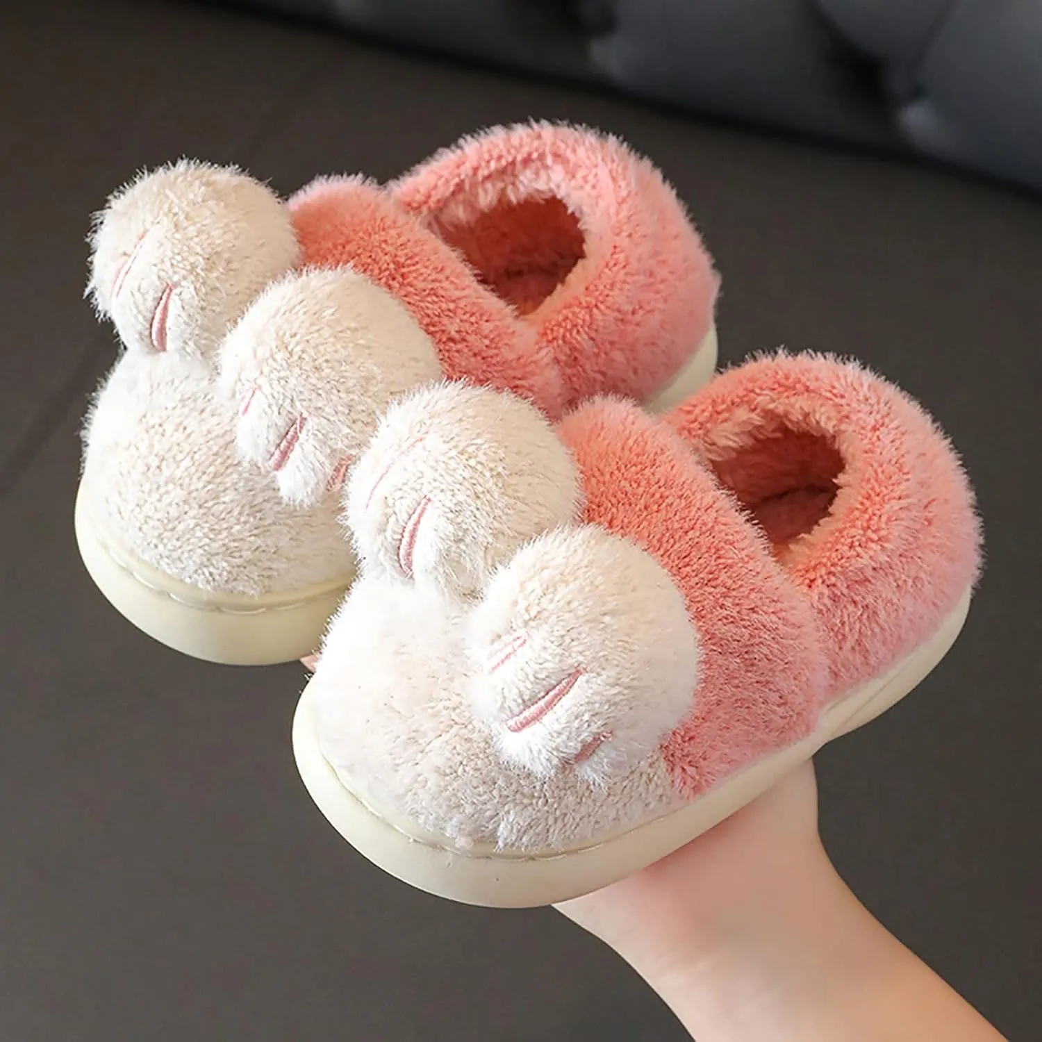 Big Girl Slipper Bedroom Slippers For Kids Cotton Slippers Girls Boys Slippers Memory Foam Comfy House Star Glitter