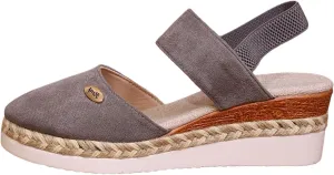 Cathalem Sandals for Women 2024 Espadrilles Platform Wedge Ankle Strap Sandals Comfortable Anti Slip Casual Shoes