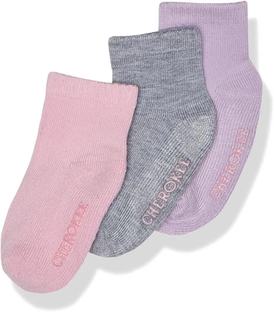Cherokee Baby Girls' 12 Pack Shorty Ankle Socks