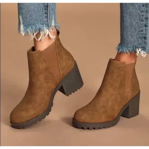 Dirty Laundry womens Lisbon boots, Walnut Tumbled