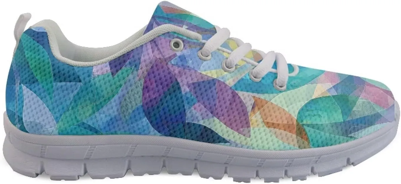 GIFTPUZZ Breathable Mesh Running Shoes for Adults - Lightweight EVA Midsole with Anti-Slip Sole, Gym & Travel Use
