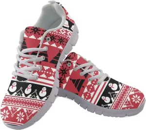 GIFTPUZZ Womens Athletic Walking Sneakers Running Shoes Sports Trainers Low Top Anti-Slip Lace Up Size 5-12