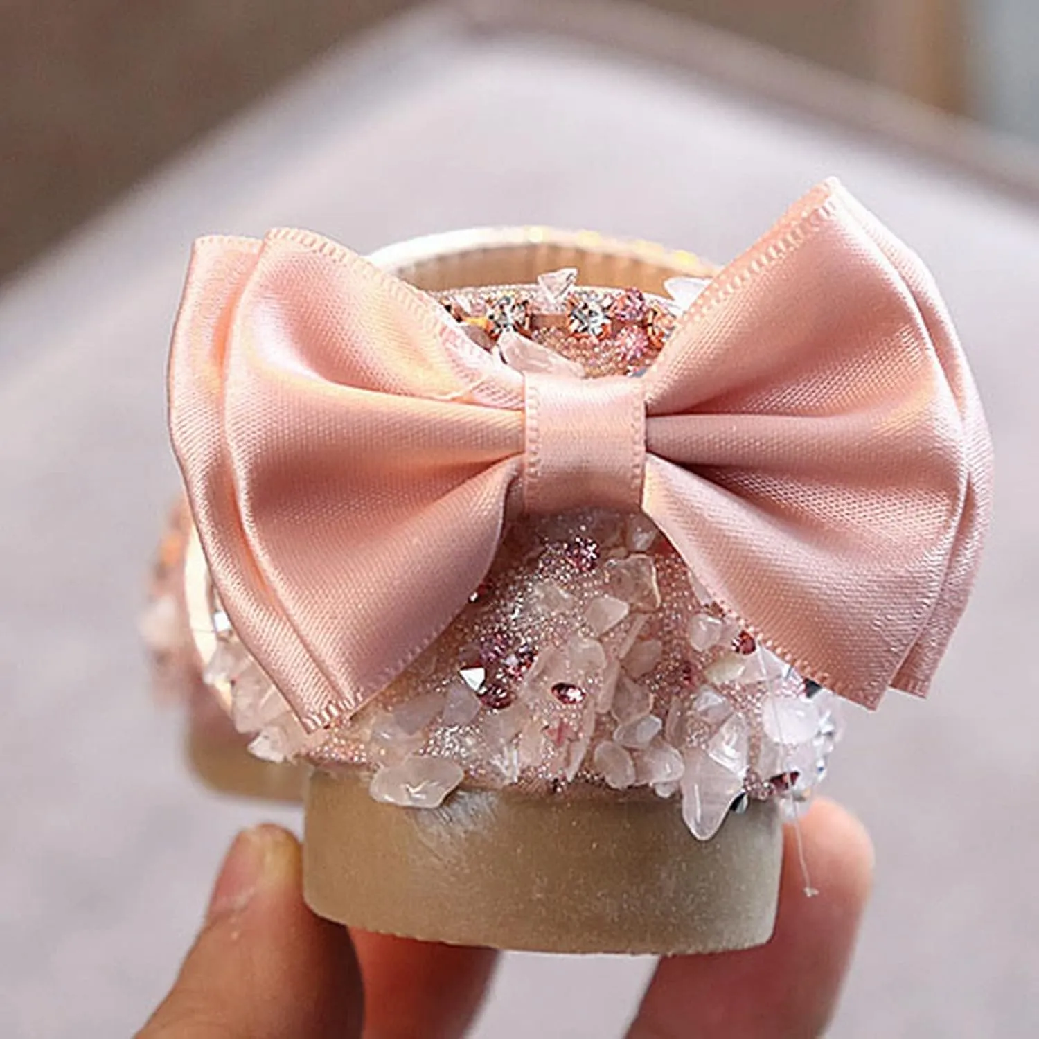Girls Dress Sandals Sequins Loafers Slide Shoes Baby Toddler Bow Barefoot Soft Sole Outdoor Dance Shoes Summer Trendy