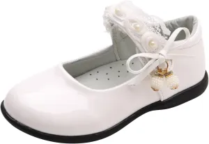 Girls Mary Jane Shoes School Kids Uniforms Flats Ballet Strap Dress Formal Slip-On Shoes Performance Shoes Youth