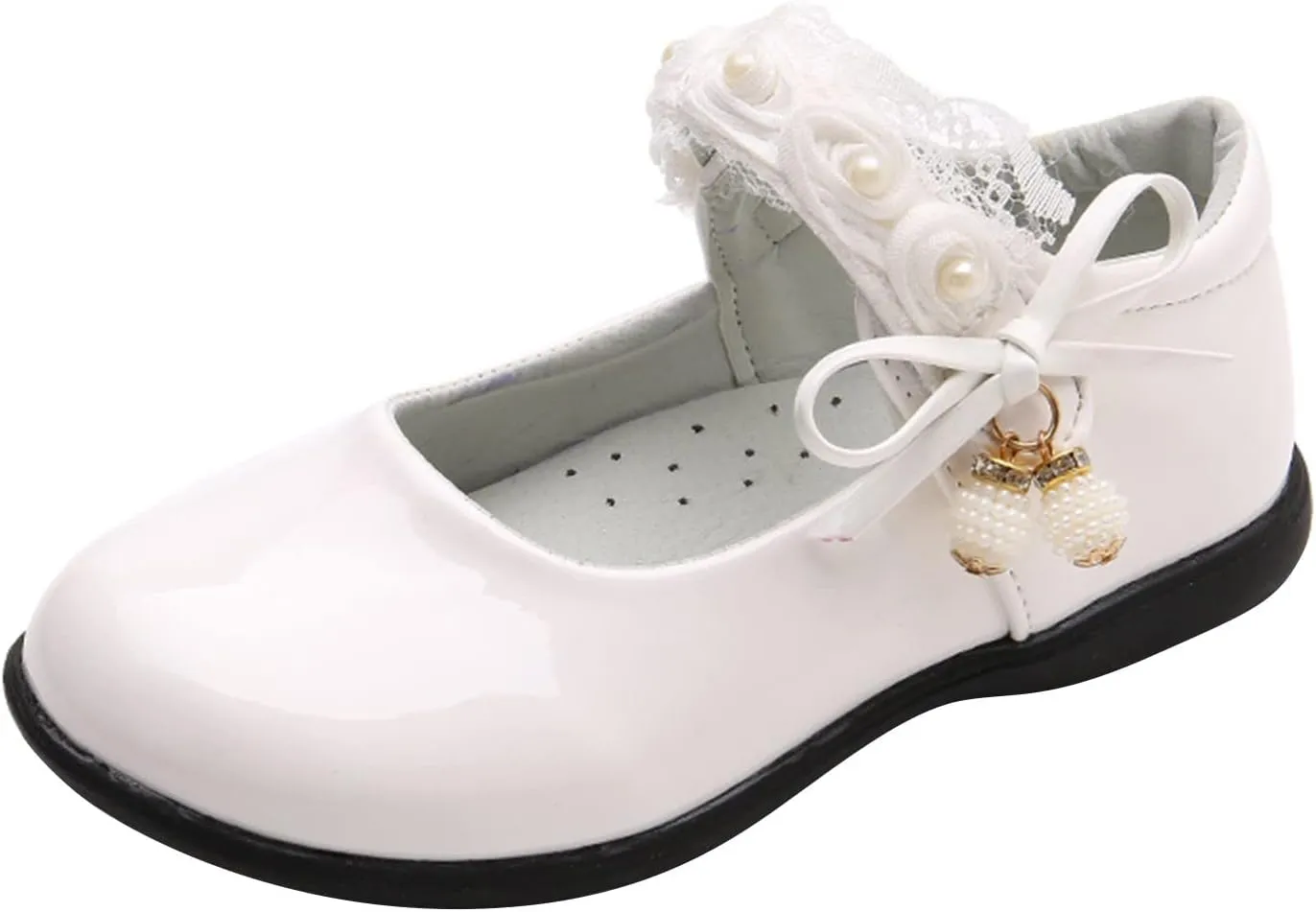 Girls Mary Jane Shoes School Kids Uniforms Flats Ballet Strap Dress Formal Slip-On Shoes Performance Shoes Youth