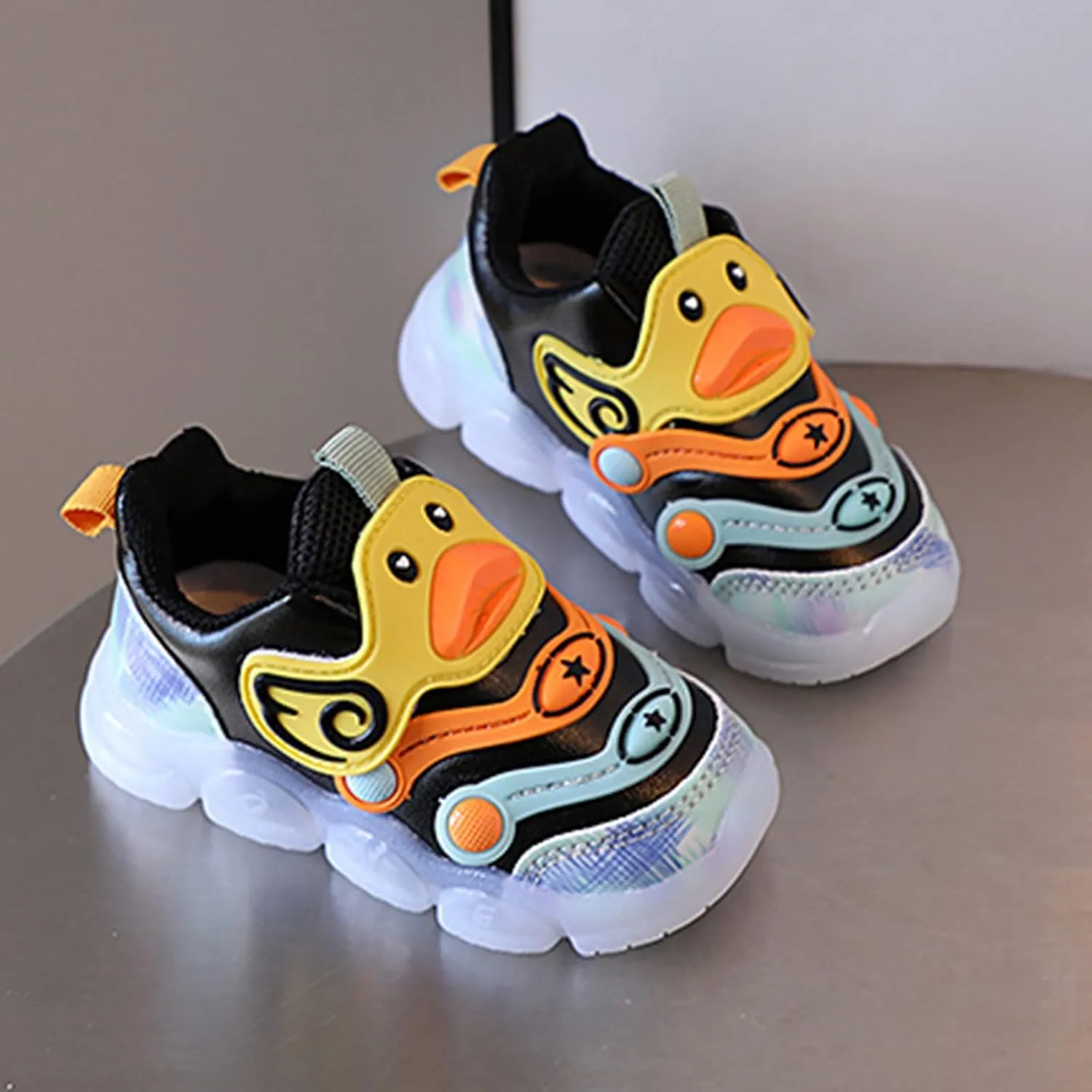Girls Shoes Size 7 Children Sports Shoes Light Shoes Small White Shoes Light Board Shoes Non Slip Soft Shoes Big Kids