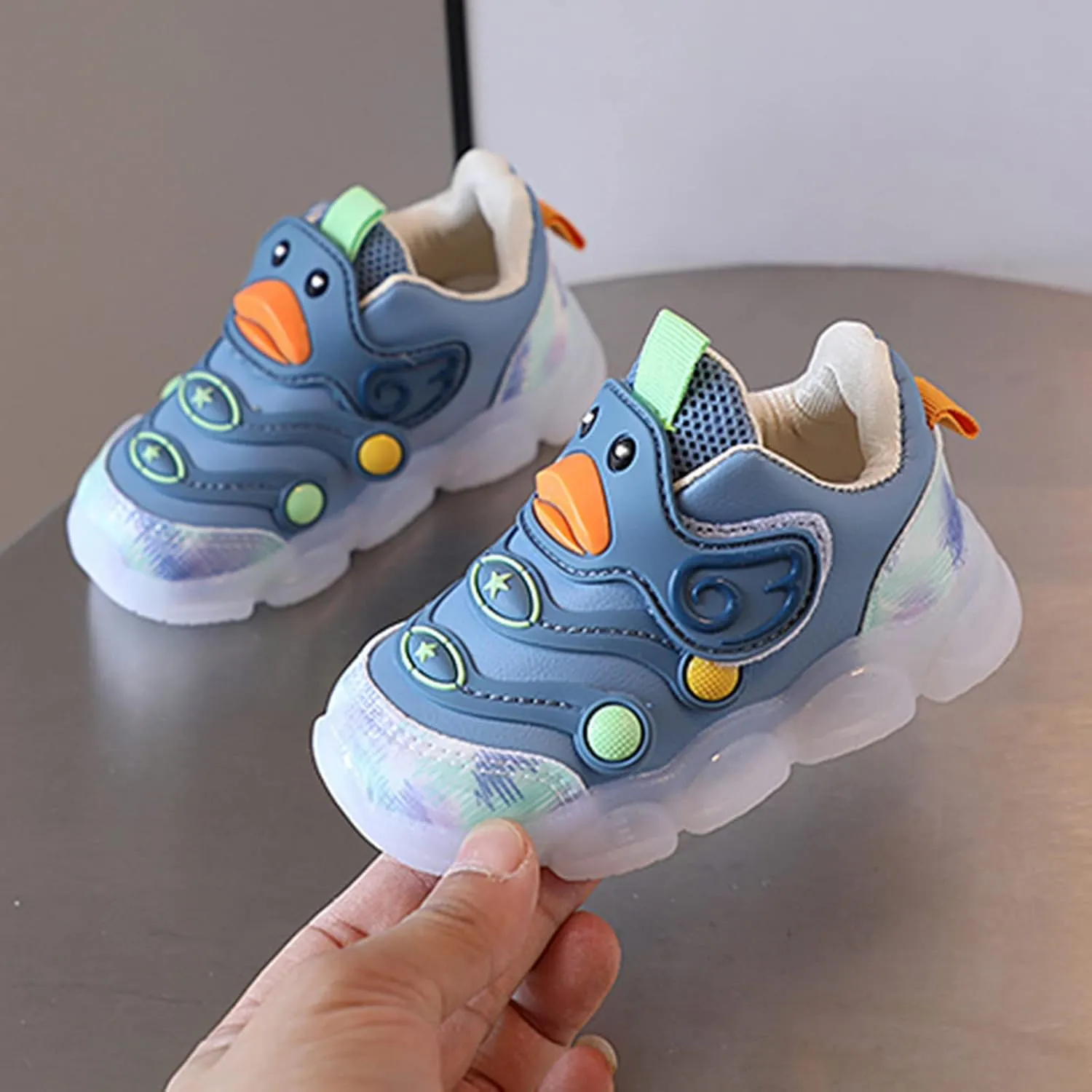 Girls Shoes Size 7 Children Sports Shoes Light Shoes Small White Shoes Light Board Shoes Non Slip Soft Shoes Big Kids