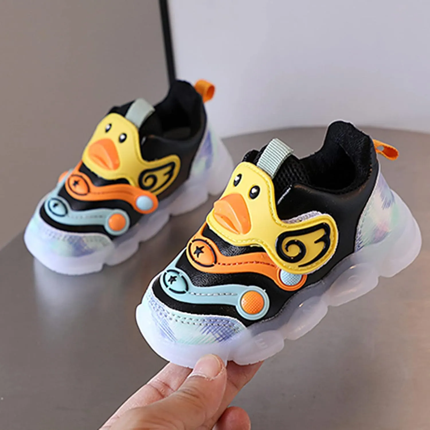 Girls Shoes Size 7 Children Sports Shoes Light Shoes Small White Shoes Light Board Shoes Non Slip Soft Shoes Big Kids