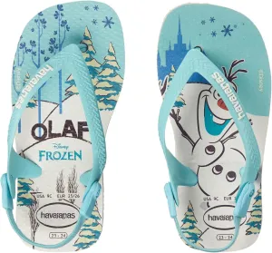 Havaianas Baby Frozen Rubber Flip Flops Olaf 17/18 M BR / 4 M US Infant White