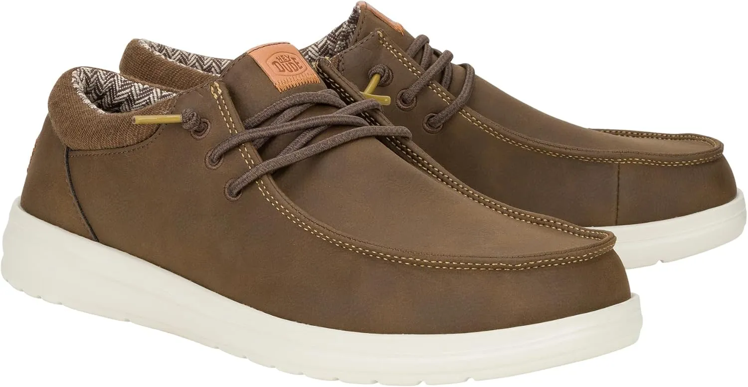Hey Dude Men's Paul | Mens Shoes | Men's Lace Up Loafers | Comfortable & Light-Weight