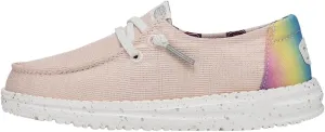 Hey Dude Wendy Youth Sparkle | Youth Loafers | Kids Slip On Shoes | Comfortable & Light-Weight