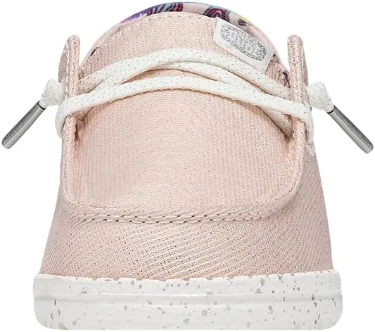 Hey Dude Wendy Youth Sparkle | Youth Loafers | Kids Slip On Shoes | Comfortable & Light-Weight