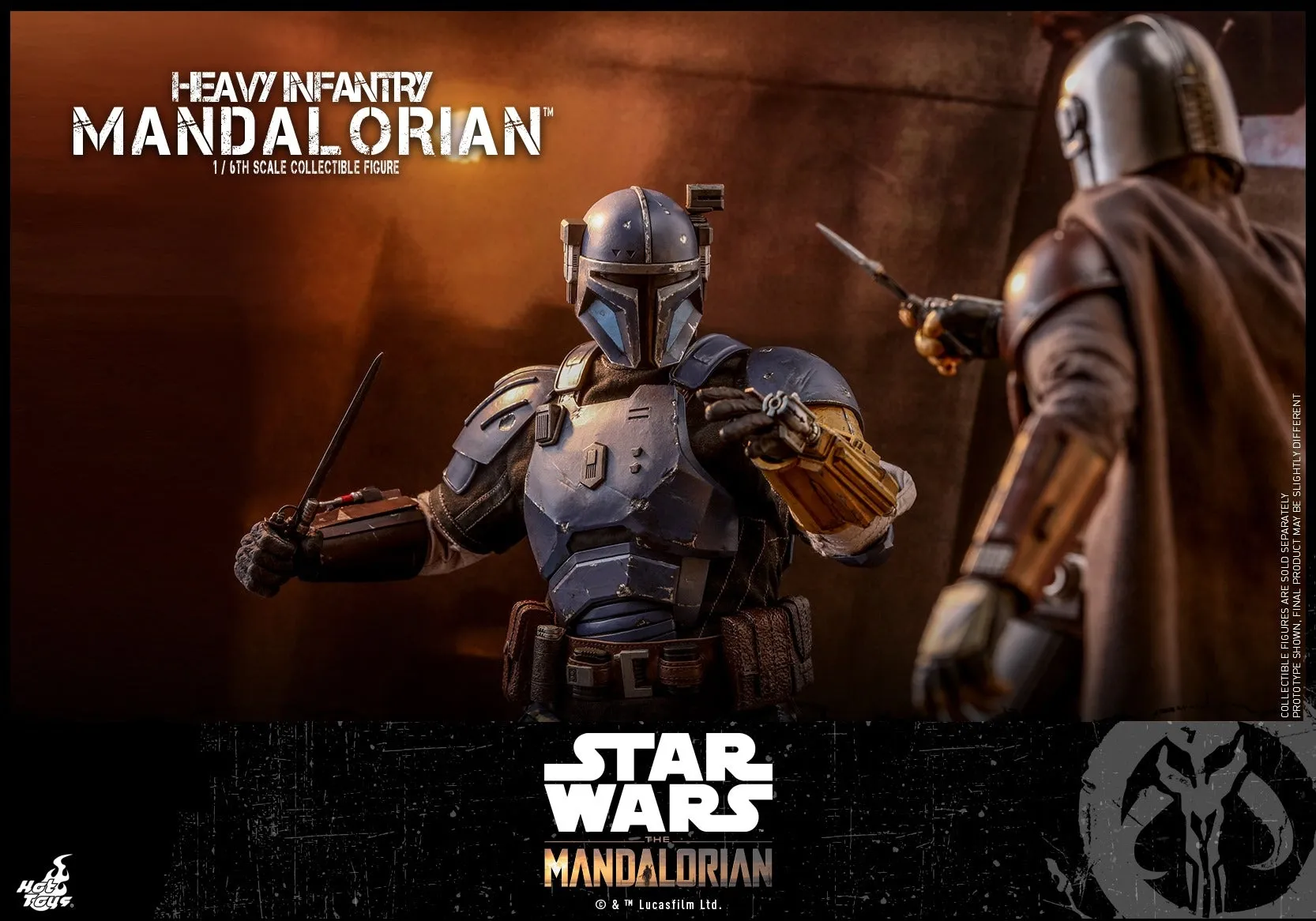 Hot Toys - TMS010 - The Mandalorian - 1/6th scale Heavy Infantry Mandalorian Collectible Figure