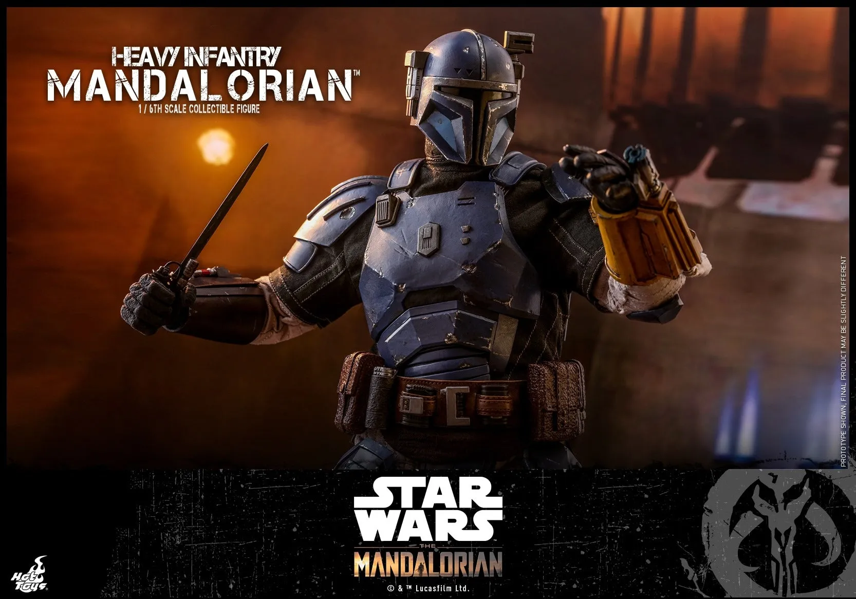Hot Toys - TMS010 - The Mandalorian - 1/6th scale Heavy Infantry Mandalorian Collectible Figure