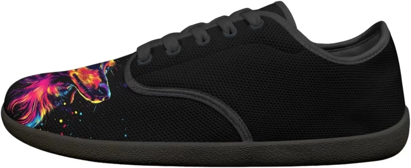 Jeiento Hike Barefoot Shoes for Women Men, Cute Dog Barefoot Shoes with Wide Toe Box, Non-Slip