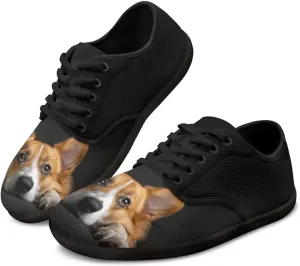 Jeiento Hike Barefoot Shoes for Women Men, Cute Dog Barefoot Shoes with Wide Toe Box, Non-Slip