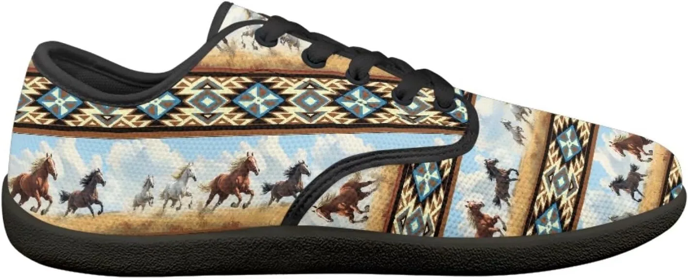 Jeiento Mens Womens Aztec Tribal Barefoot Shoes Wide Toe Box Running Shoes Zero Drop Sole