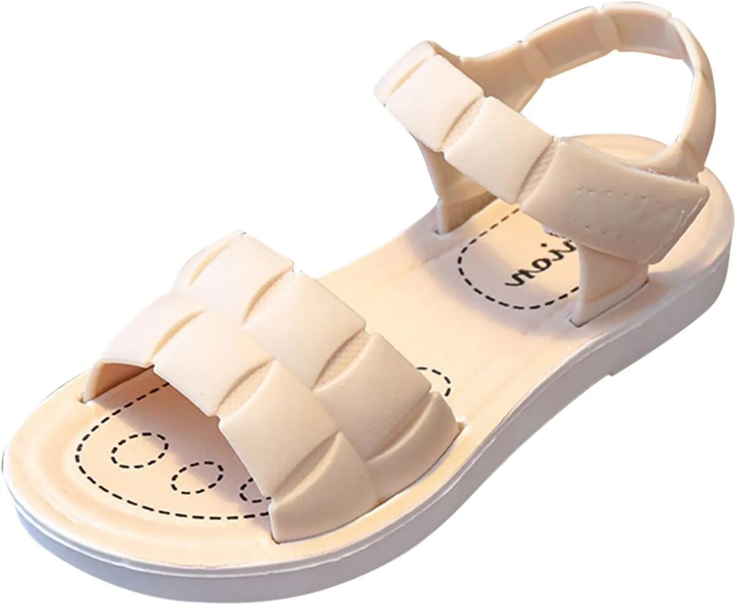 Kids Girls Thick Sole Comfy Soft Beach Sandal 2025 Summer Fashion Comfortable Anti Slip Outdoor Casual Dress Shoes