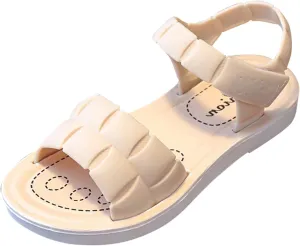 Kids Girls Thick Sole Comfy Soft Beach Sandal 2025 Summer Fashion Comfortable Anti Slip Outdoor Casual Dress Shoes