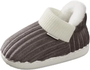 Kids Home Slippers Girls Boys Slippers Cotton Comfy House Slippers Bedroom Home Slippers Black Dress Shoes for Girls