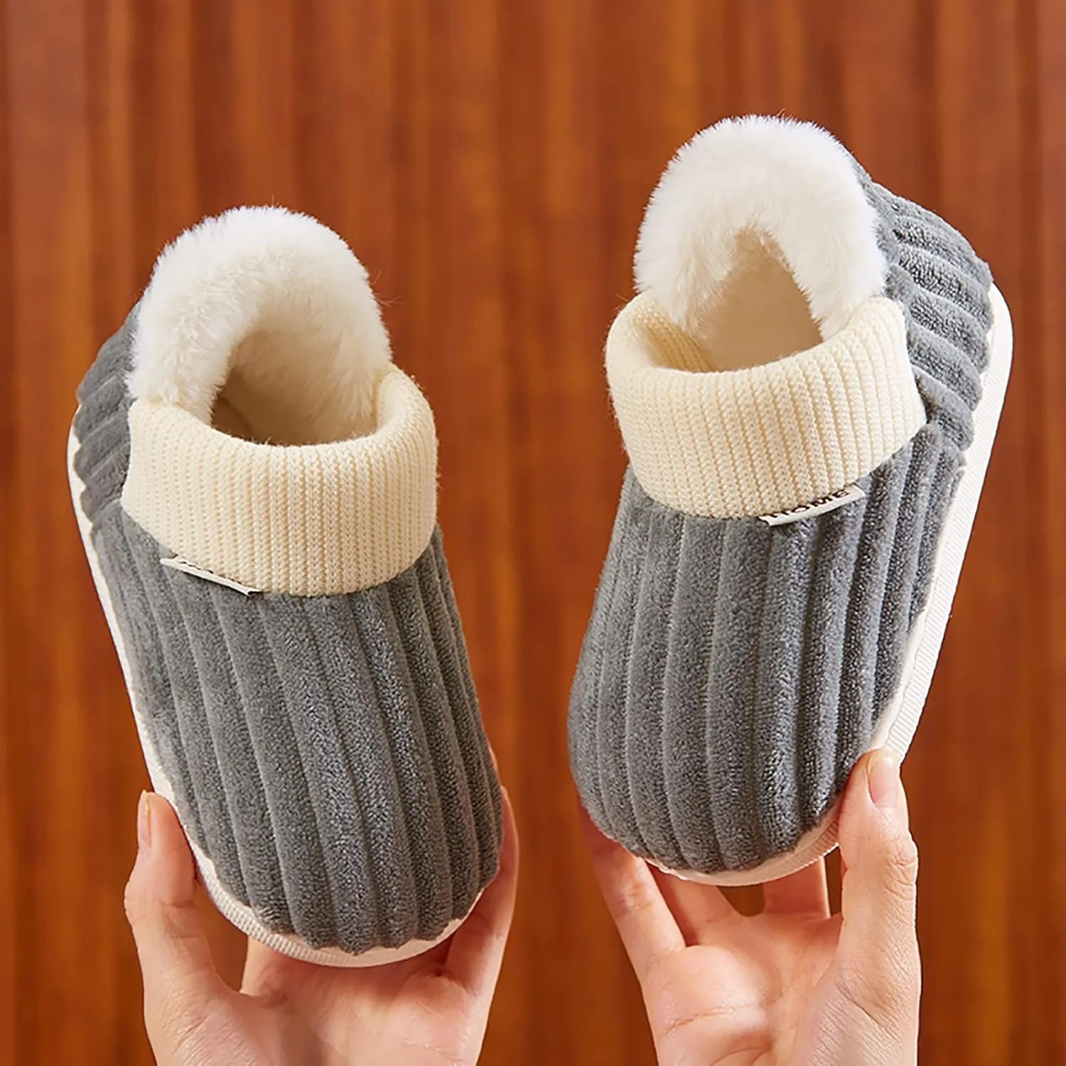 Kids Home Slippers Girls Boys Slippers Cotton Comfy House Slippers Bedroom Home Slippers Black Dress Shoes for Girls