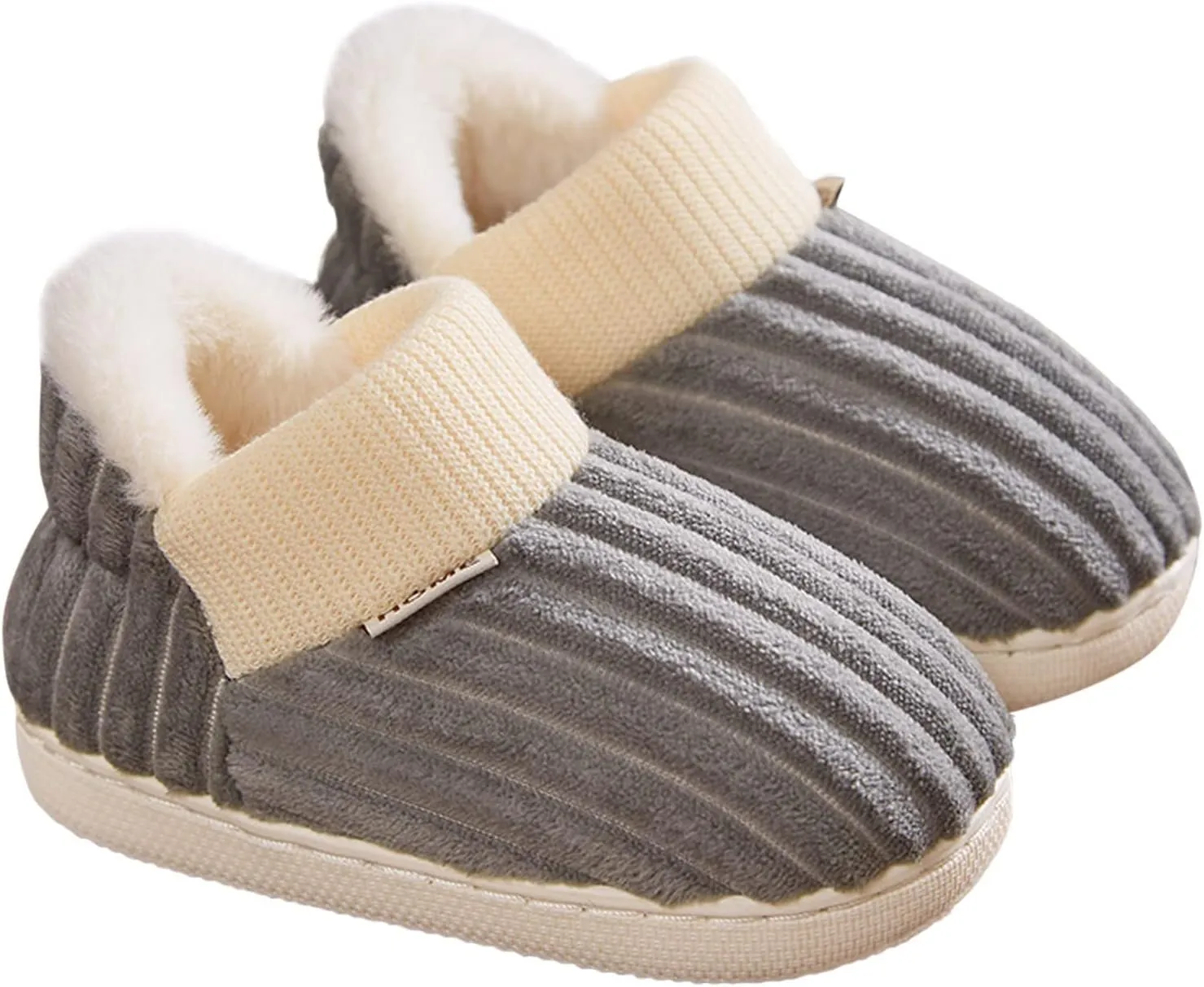 Kids Home Slippers Girls Boys Slippers Cotton Comfy House Slippers Bedroom Home Slippers Black Dress Shoes for Girls