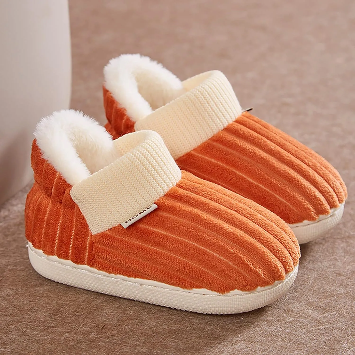 Kids Home Slippers Girls Boys Slippers Cotton Comfy House Slippers Bedroom Home Slippers Black Dress Shoes for Girls