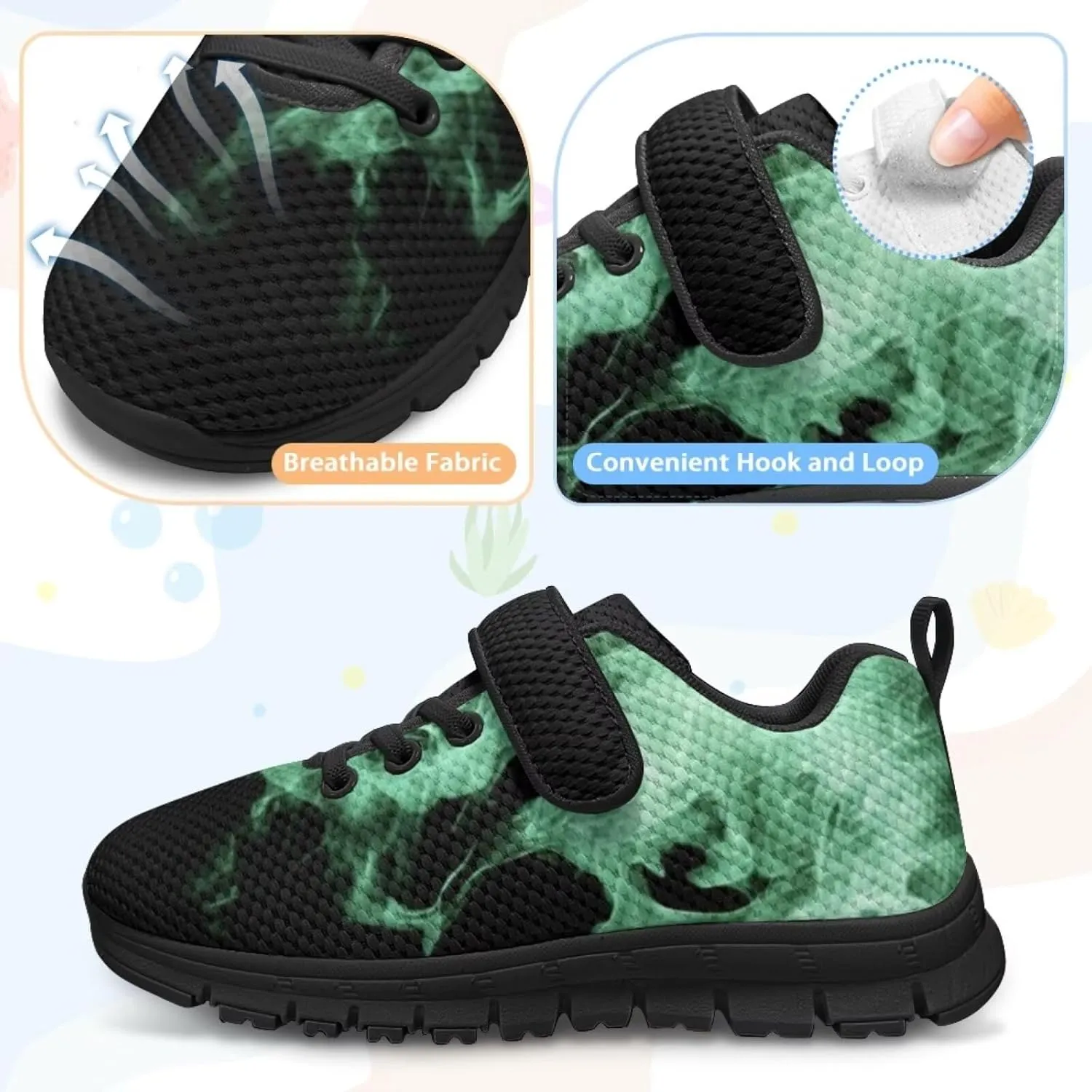 Kids Shoes for Boys Breathable Lightweight Slip on Low Top Sneakers Breathable Mesh Athletic Casual Shoes