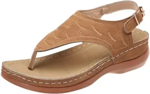 Ladmiple Orthopedic Sandals For Women Fashion Orthotic Slides Athletic Slip On Slippers With Comfortable Arch Support
