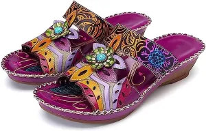 Ladmiple Womens Sandals Comfortable Arch Support Orthotic Flip Flops Dressy Summer Cute Orthopedic Slides Walking Shoes 2024