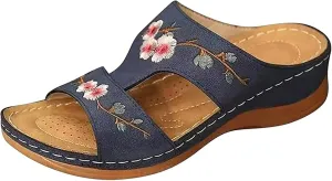 Ladmiple Womens Sandals For Plantar Fasciitis Support Comfort Orthotic Walking Slides Dressy Summer Orthopedic Flip Flops