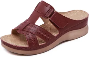 Ladmiple Womens Sandals With Arch Support Dressy Orthopedic Slides Slippers Summer Orthotic Flip Flops for Plantar Fasciitis