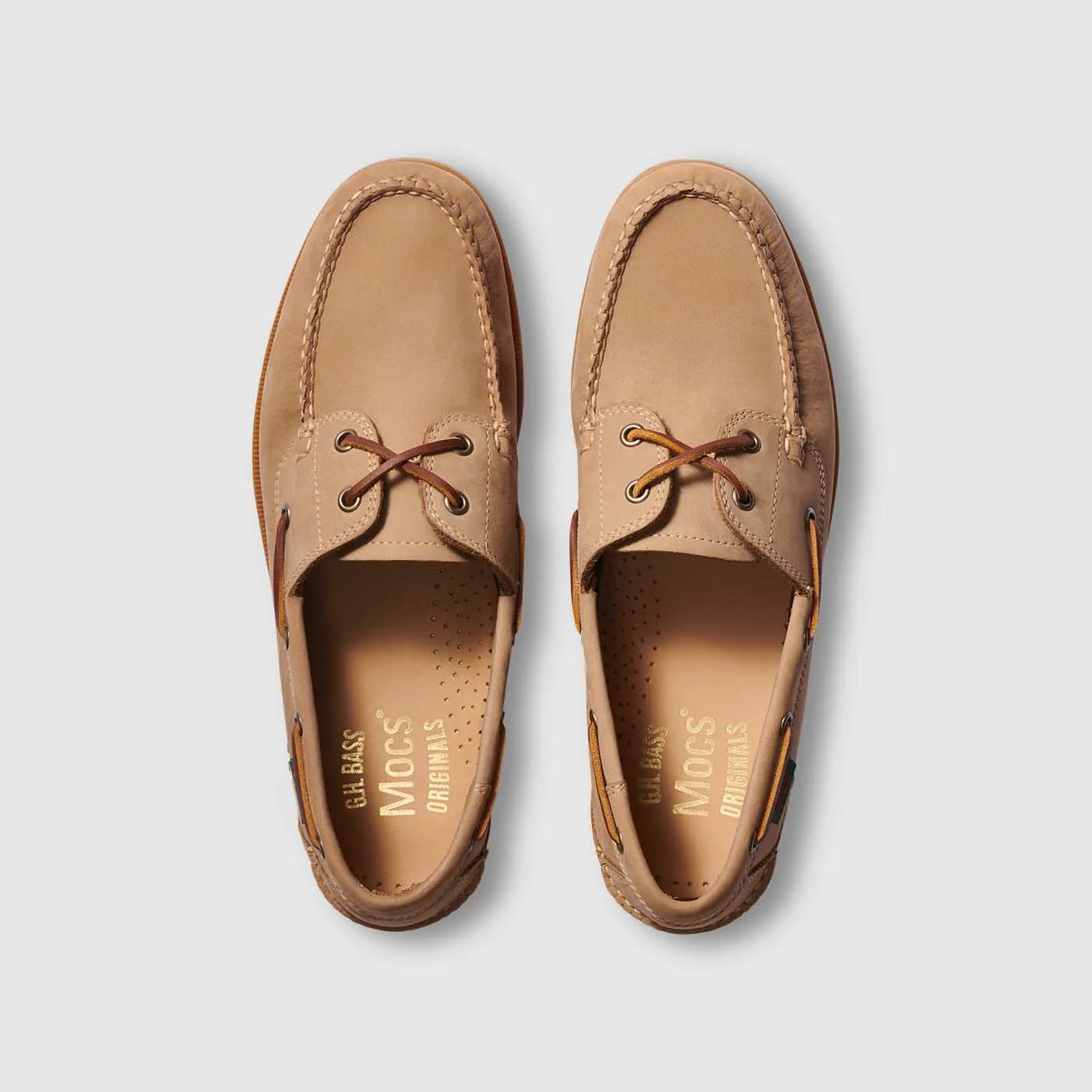 Mens Leather Hampton Boat Shoe