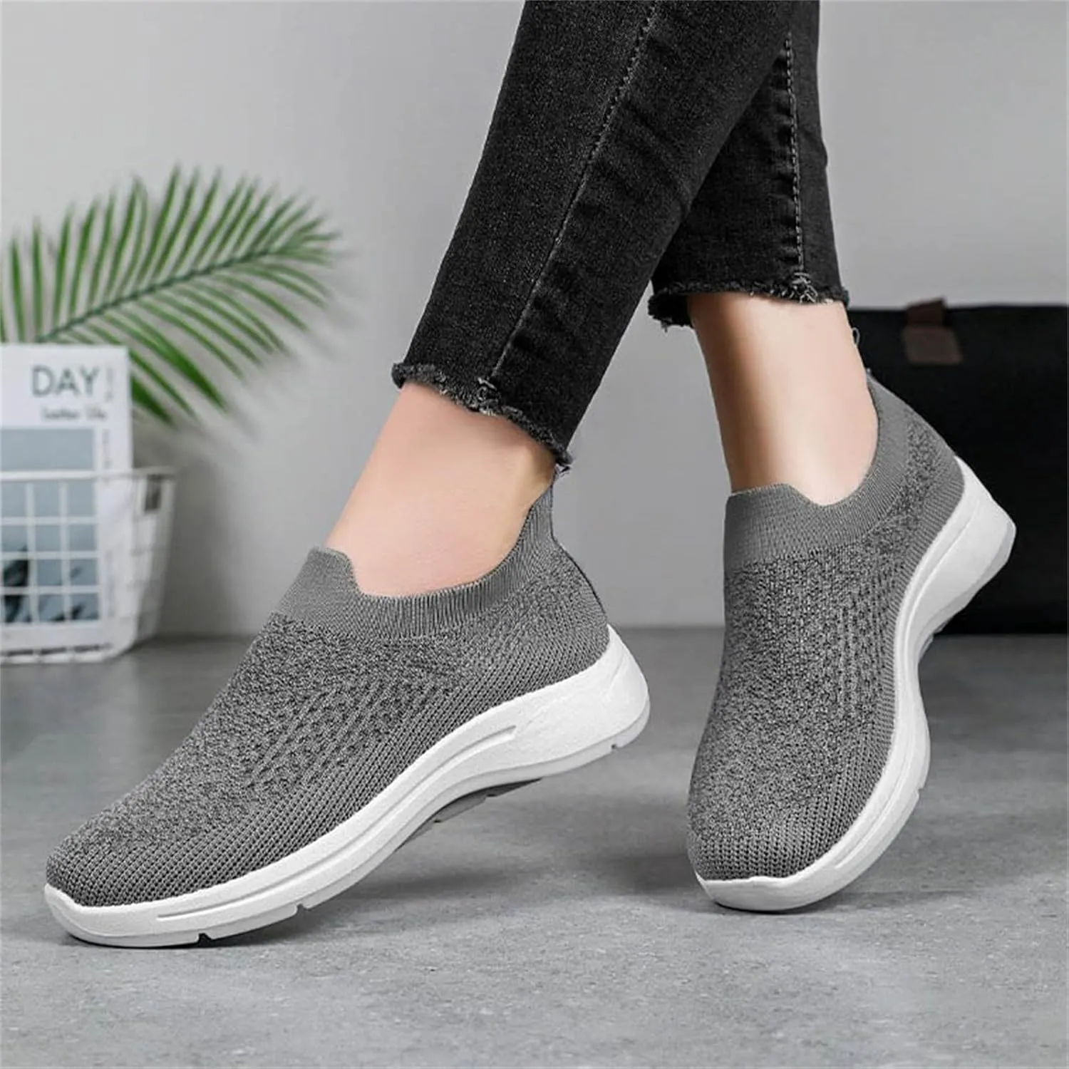 Mens Oxfors Casual Fashion Slip on Shoes Dress Business Sneakers Mesh Comfortable Lightweight Workout Footwear