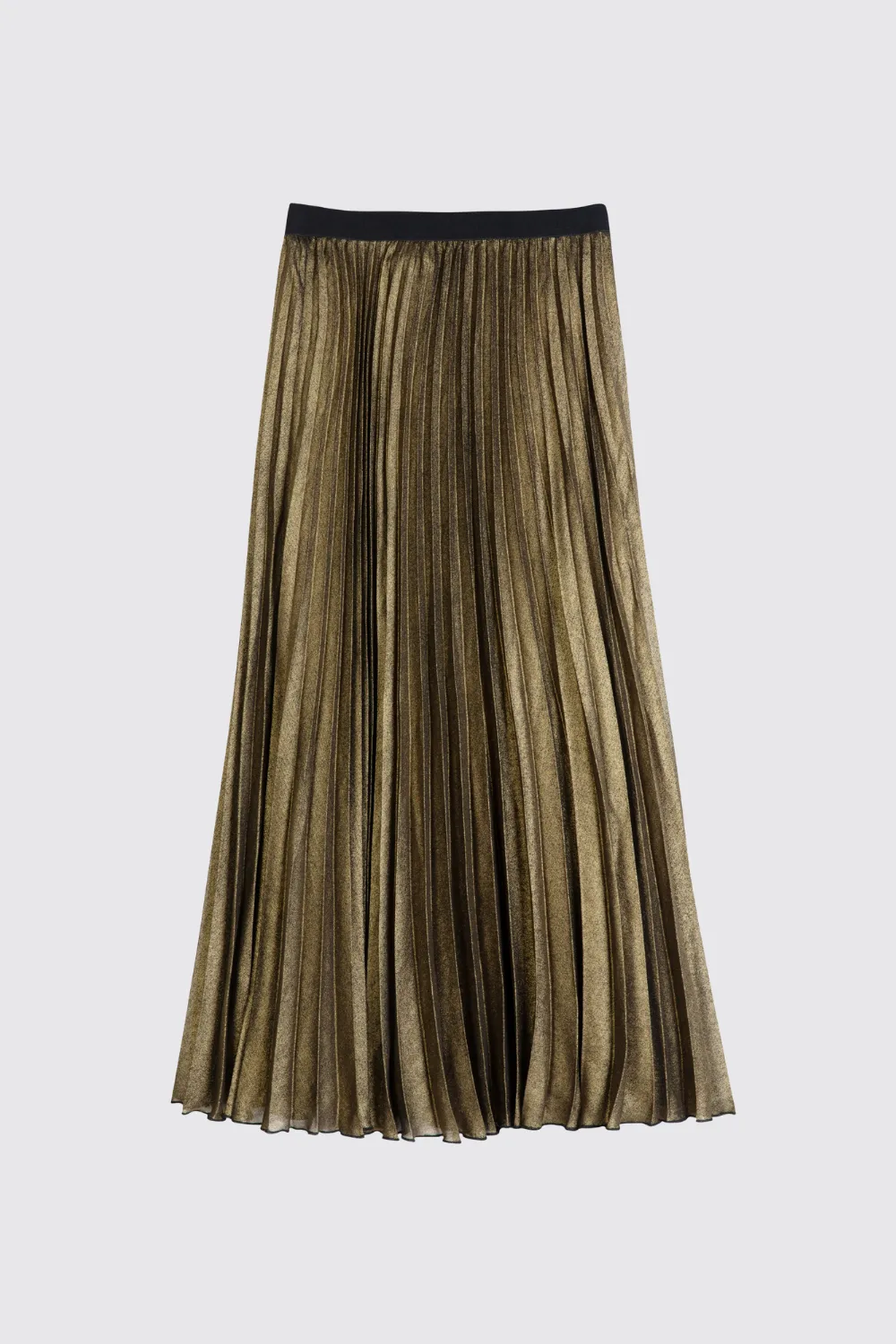 MIA GOLD PLEATED SKIRT