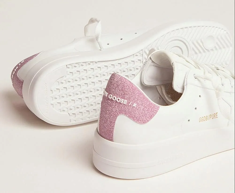 nesho Sneakers for Women Minimalist Leather Trainers Comfortable Hard-Wearing Outdoor Low-top Sport Shoes