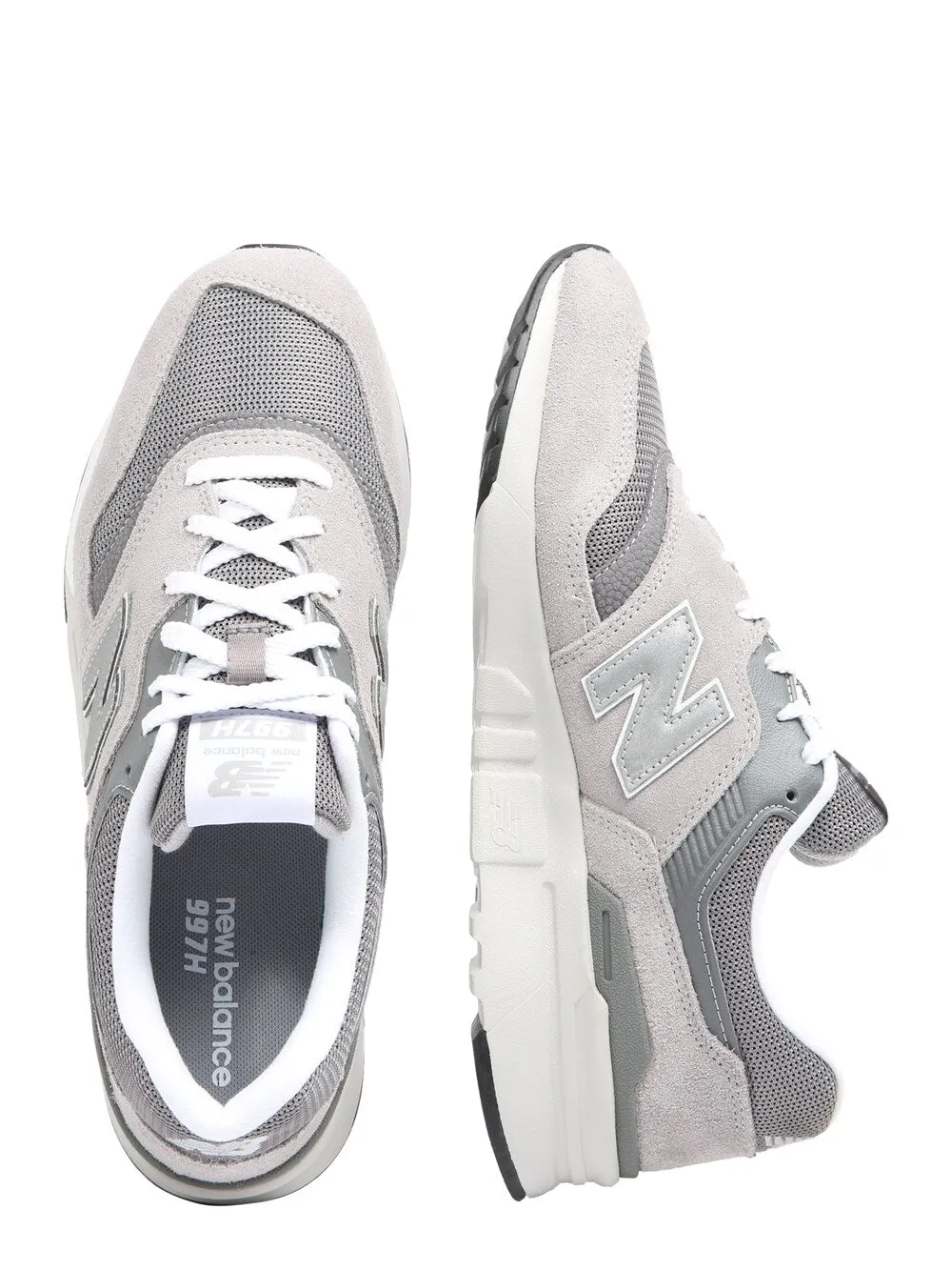 New Balance sneakers, grey/silver grey/light grey