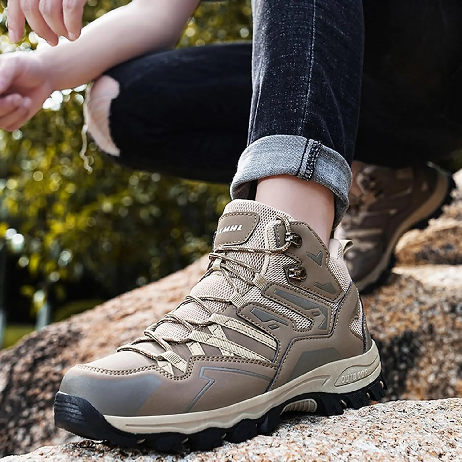 Non Slip Work Sport Shoes for Men Lightweight Sport Gym Jogging Walking Sneaker Men's Comfortable Dress Shoes
