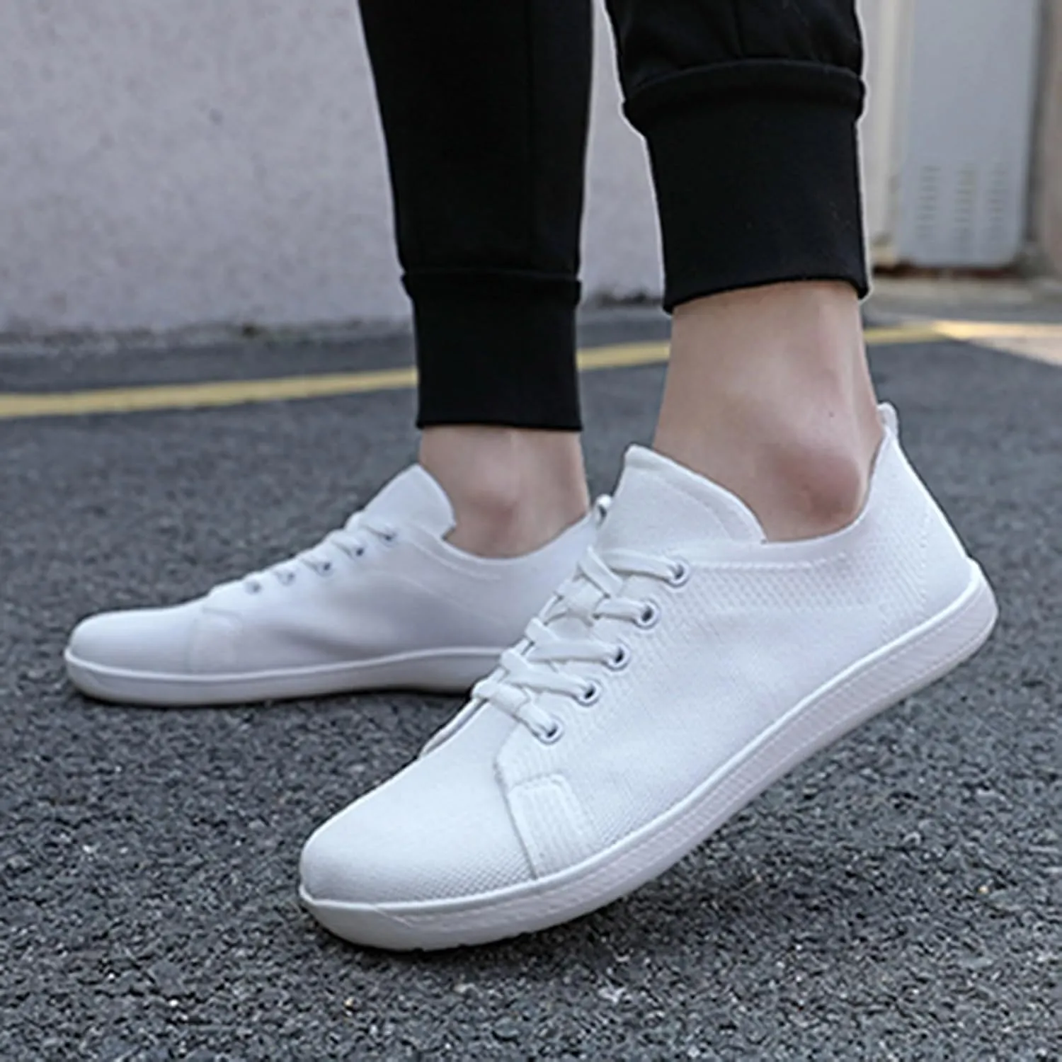 Orthopedic Shoes for Women Jazz Shoes Lace-up Sneakers Modern Dance Shoes Air Cushion Platform Walking Dance Shoes