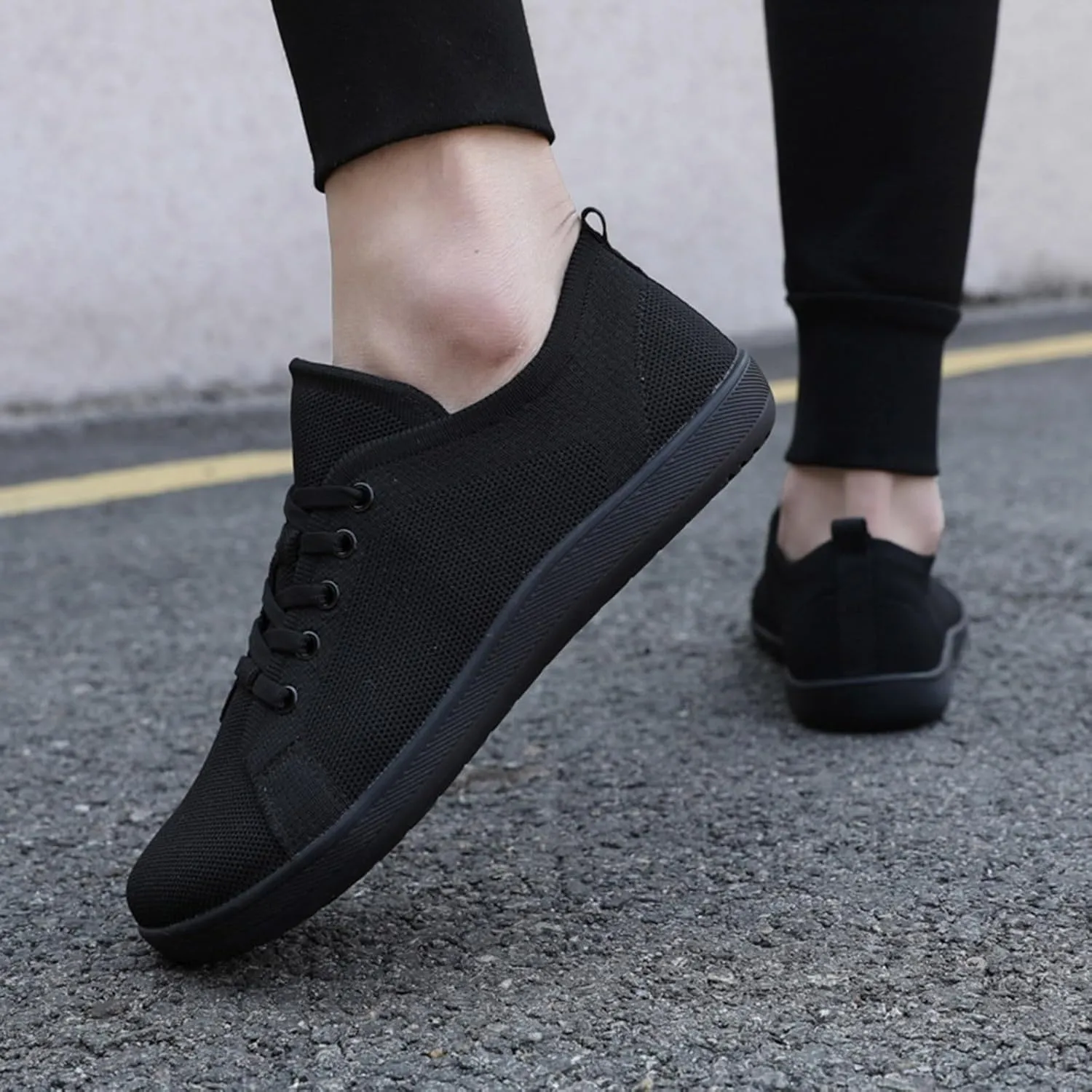 Orthopedic Shoes for Women Jazz Shoes Lace-up Sneakers Modern Dance Shoes Air Cushion Platform Walking Dance Shoes