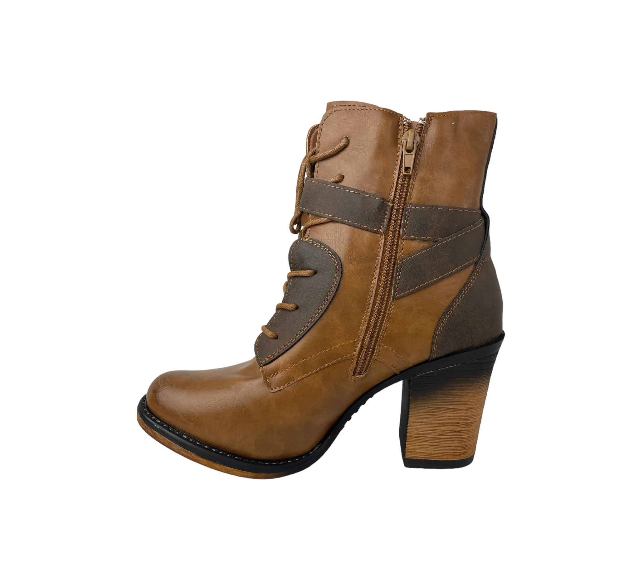 Pierre Dumas Ravenna Boot in Tan Comb